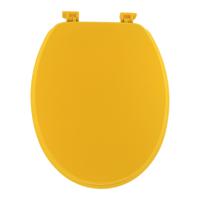 Tendance Toiletbril Breeze - geel - MDF hout - universeel - standaard wc bril