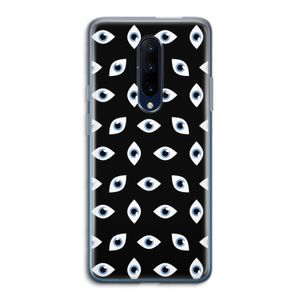 Eyes pattern: OnePlus 7 Pro Transparant Hoesje