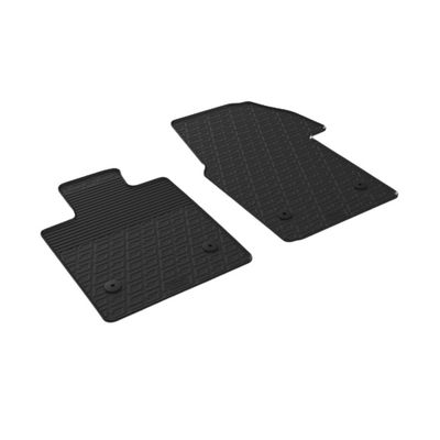 Rubbermatten passend voor Volkswagen Transporter T7 Multivan 2022- (G-Design 2-delig + montageclips GL0890