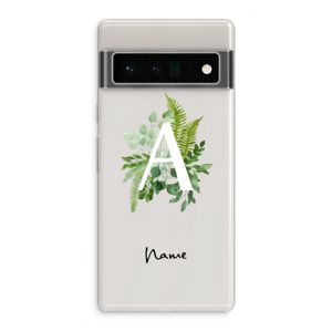 Green Brush: Google Pixel 6 Pro Transparant Hoesje