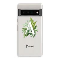 Green Brush: Google Pixel 6 Pro Transparant Hoesje