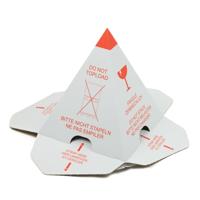 Pallethoedjes &apos;do not topload&apos; + &apos;fragile&apos; 360 x 360 x 240 mm | 25 stuks