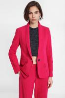 Gestanste fuchsia blazer - RED - 42