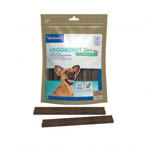 Virbac Veggiedent Zen kauwstrips hond XS (15 st.) 3 verpakkingen
