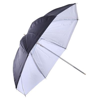 Falcon eyes flitsparaplu ur-60wb wit/zwart 152 cm