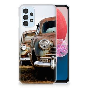 Samsung Galaxy A13 4G Siliconen Hoesje met foto Vintage Auto