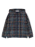 There Was One Kids imperméable à motif tartan - Bleu - thumbnail