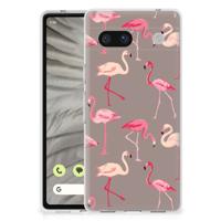 Google Pixel 7A | TPU Hoesje | Flamingo