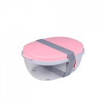 Mepal Ellipse saladebox - Nordic pink - thumbnail