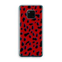 Red Leopard: Huawei Mate 20 Pro Transparant Hoesje