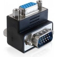 Delock 65247 Adapter VGA male naar female 270° schuin