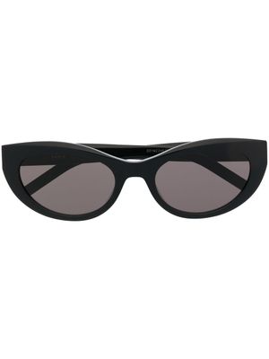 Saint Laurent Eyewear lunettes de soleil à monture papillon - Noir