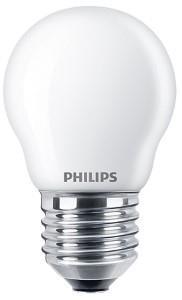 Philips LED kogel E27 6,5-60W 2700K filament mat - LED3752