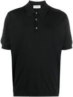 John Smedley polo à manches courtes - Noir