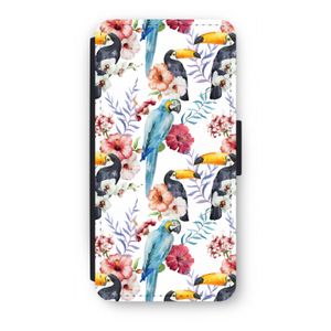 Bloemen tukan: iPhone SE 2020 Flip Hoesje