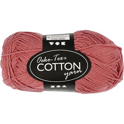 Creativ Company Katoengaren, terracotta, 50gr, 170m