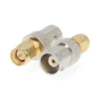 Nedis SMA-Adapter | SMA Male | BNC Female | Verguld | 50 Ohm | Recht | Koper | Goud | 2 Stuks | Doos - CSGB02961GD
