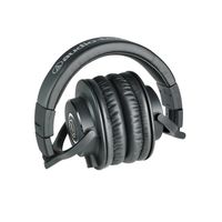 Audio-Technica ATH-M40X hoofdtelefoon/headset Hoofdtelefoons Bedraad Hoofdband Muziek Zwart - thumbnail