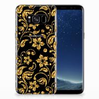 Samsung Galaxy S8 | TPU Case | Gouden Bloemen