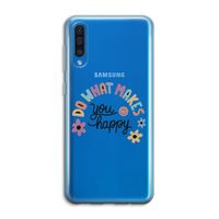 Happy days: Samsung Galaxy A50 Transparant Hoesje