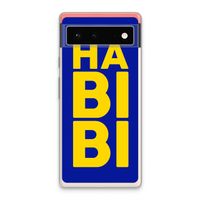 Habibi Blue: Google Pixel 6 Transparant Hoesje