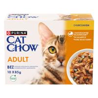 PURINA Cat Chow Kip, Zucchini - nat kattenvoer - 10x85 g