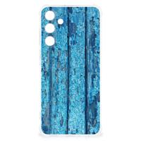 Samsung Galaxy A25 Stevig Telefoonhoesje Wood Blue