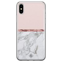 iPhone XS Max siliconen hoesje - Rose all day