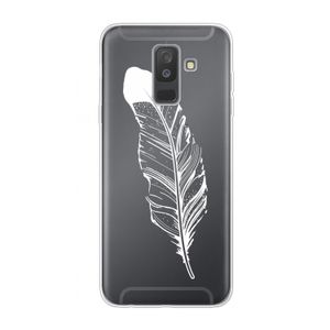 Pluim: Samsung Galaxy A6 Plus (2018) Transparant Hoesje