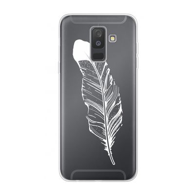 Pluim: Samsung Galaxy A6 Plus (2018) Transparant Hoesje
