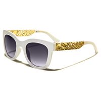 VG Eyewear dames zonnebril Flower White Gold vg29002 - thumbnail