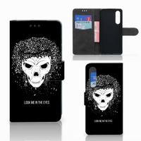 Telefoonhoesje met Naam Huawei P30 Skull Hair