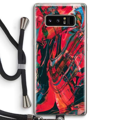 Endless Descent: Samsung Galaxy Note 8 Transparant Hoesje met koord