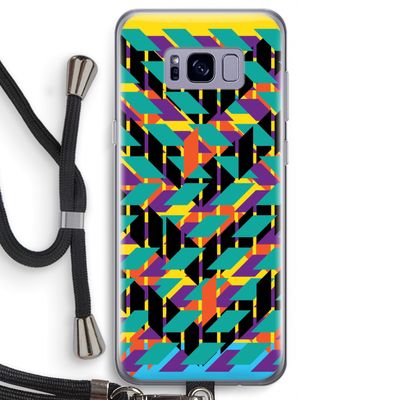 Skew Bee 1: Samsung Galaxy S8 Transparant Hoesje met koord