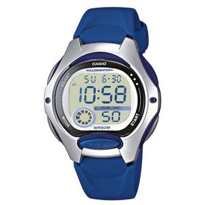 Horlogeband Casio 10128140 / LW-200-2AV Kunststof/Plastic Blauw 14mm