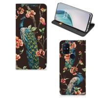 OnePlus Nord N10 5G | Hoesje maken | Pauw met Bloemen