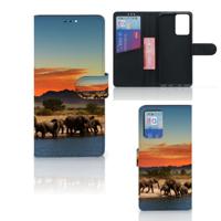 Xiaomi Redmi Note 10 Pro | Telefoonhoesje | Met pasjeshouder | Olifanten