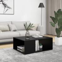 Salontafel 90x67x33 cm bewerkt hout zwart