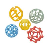 Tickit Silisoft Flexibele Ballen Regenboog 5 stuks Tickit Silisoft Flexibele Ballen Regenboog 5 stuks