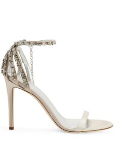 Giuseppe Zanotti sandales Adele 105 mm à ornements en cristal - Rose