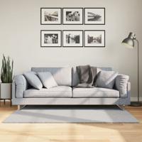 VidaXL Vloerkleed huarte laagpolig zacht wasbaar 80x150 cm grijs