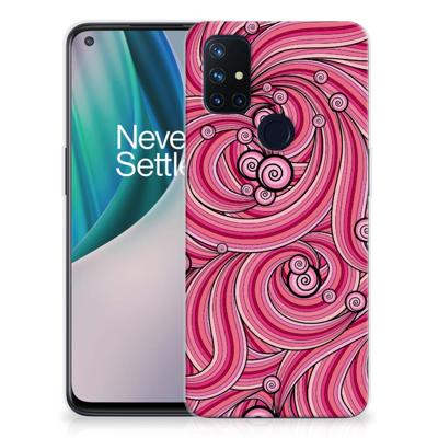 OnePlus Nord N10 5G | Hoesje maken | Swirl Pink