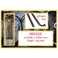 Miche spaak+nip. 10x lv+rv reflex zwart