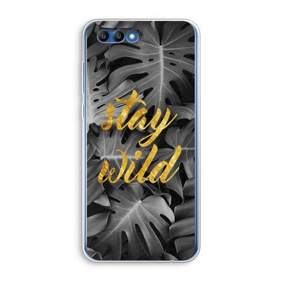 Stay wild: Honor 10 Transparant Hoesje