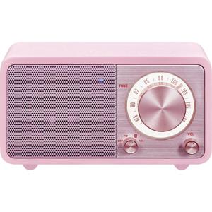 Sangean WR-7 Genuine Mini Radio VHF (FM) Bluetooth Oplaadbaar Pink