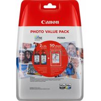 Canon PG-545XL/CL546XL inktcartridge 2 stuk(s) Origineel Normaal rendement Zwart, Cyaan, Geel, Magenta - thumbnail