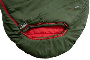 High Peak Pak 1000 Mummie slaapzak Polyester Groen, Rood