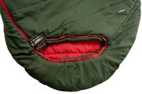 High Peak Pak 1000 Mummie slaapzak Polyester Groen, Rood - thumbnail