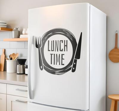 Eet smakelijk koelkast sticker