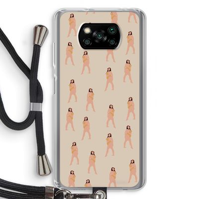 You're so golden: Xiaomi Poco X3 Pro Transparant Hoesje met koord